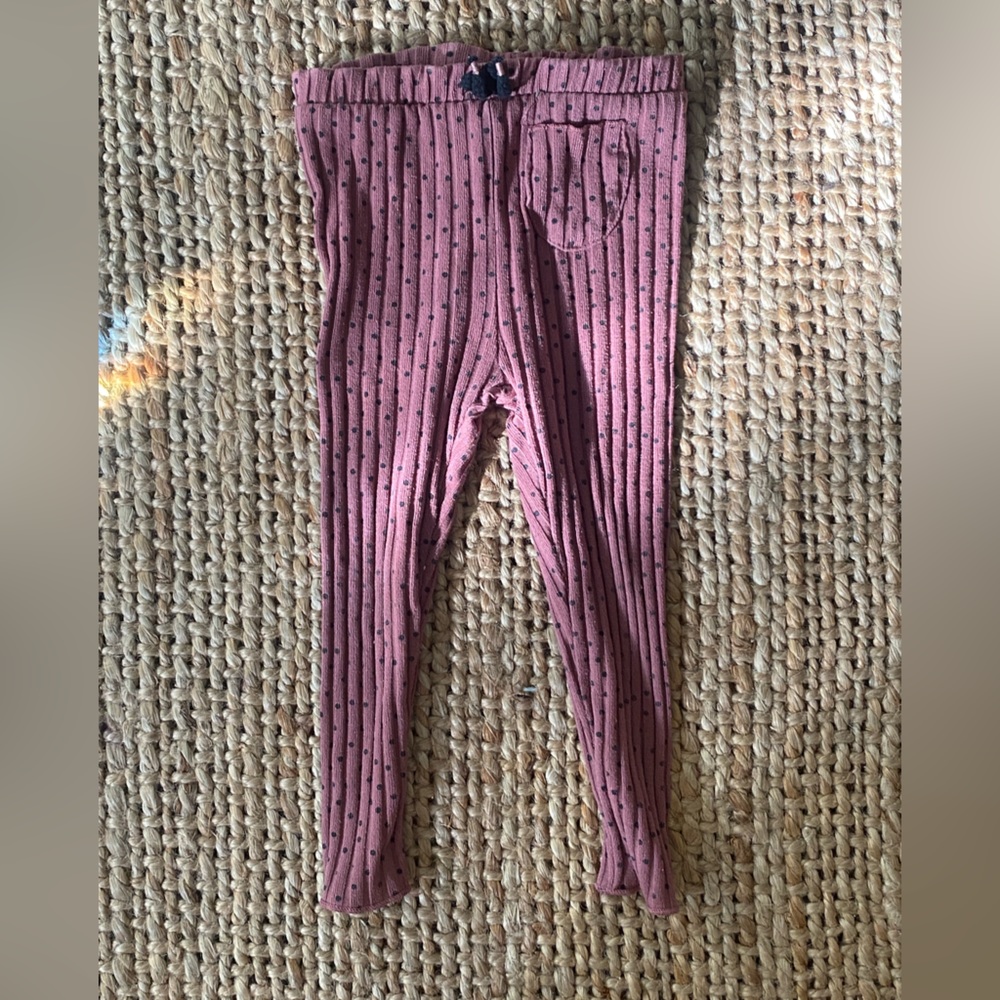 18-24mo Zara a purple polka dot pants